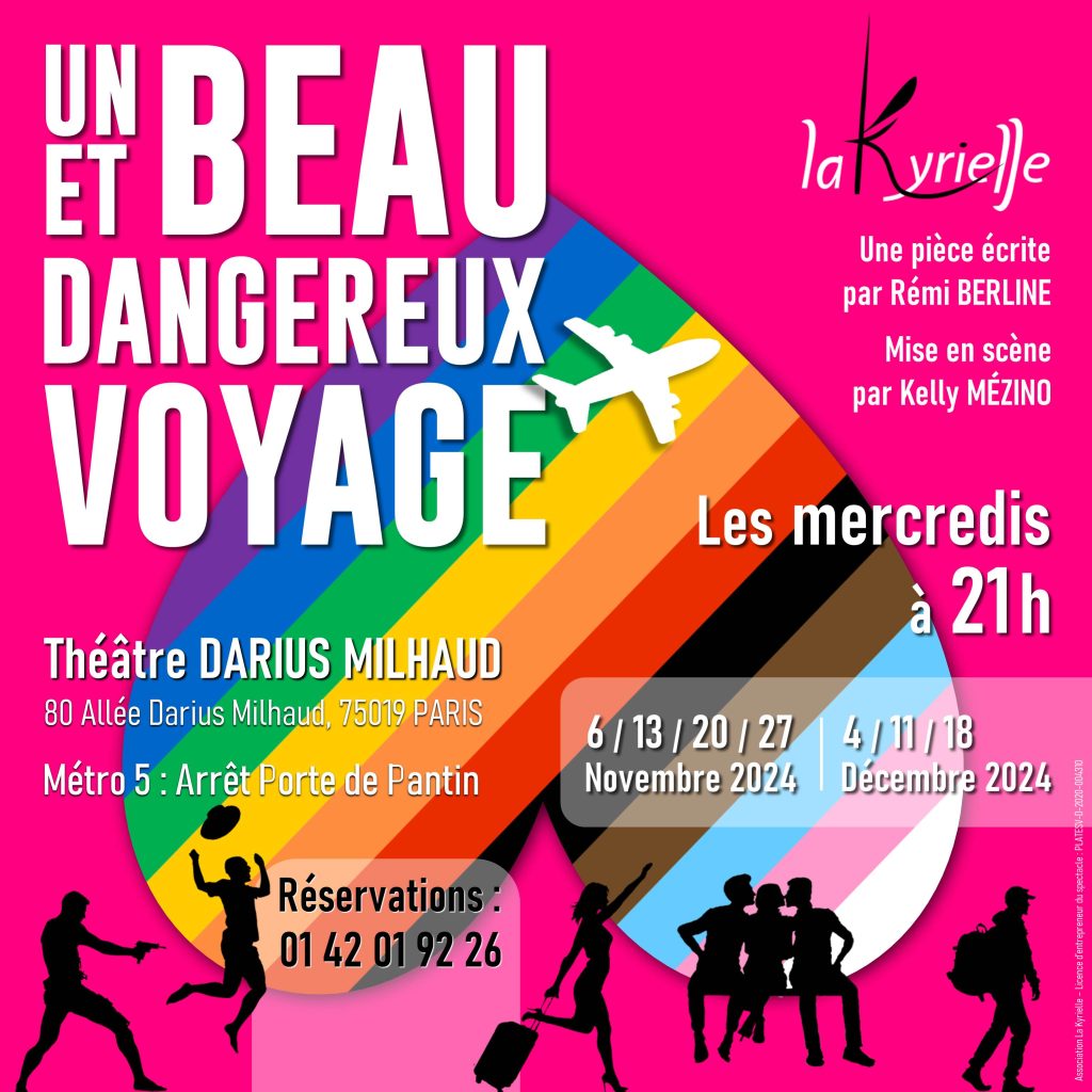 Affiche Un beau et dangereux voyage au Théâtre Darius Milhaud